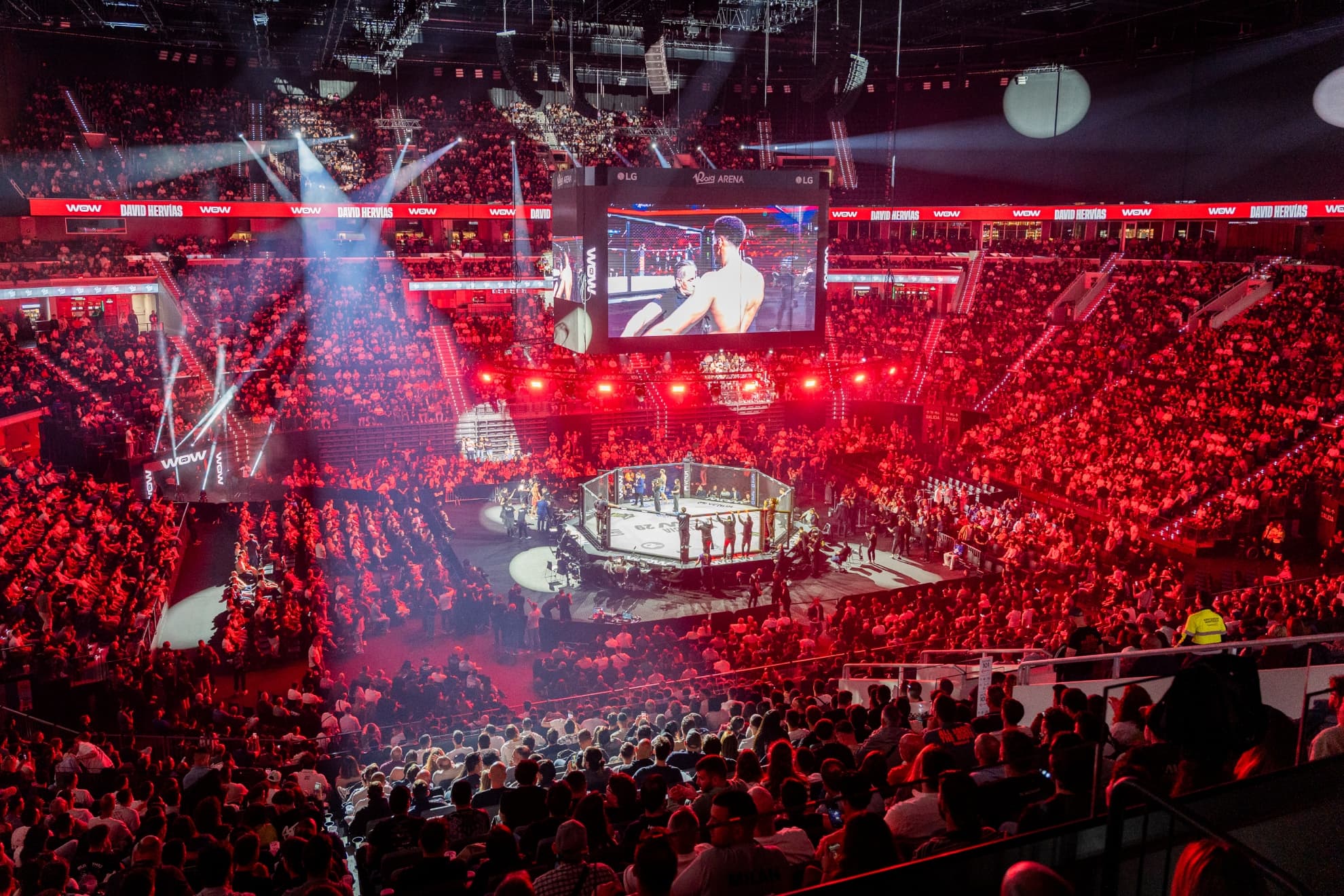 Imagen panorámica del Roig Arena de Valencia durante WOW 29.
