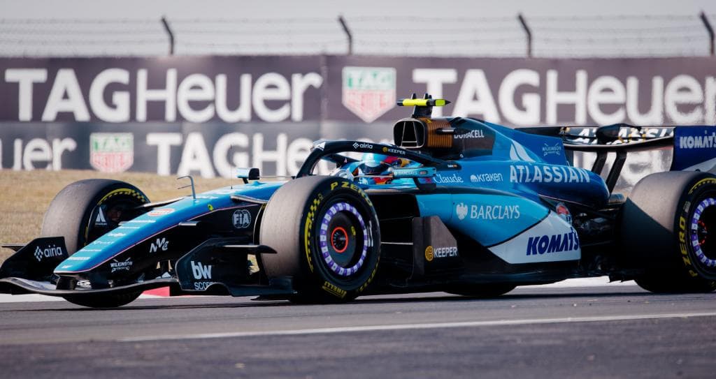 Carlos Sainz, con el FW48, en el GP de China, donde fue noveno.