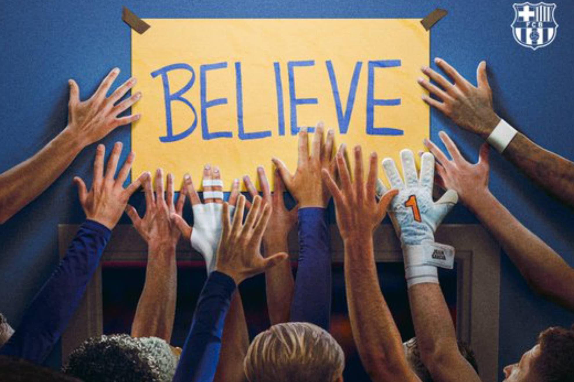 Mensaje del Barcelona para remontar al Atlético en Champions: "Creer para sentirse vivo"