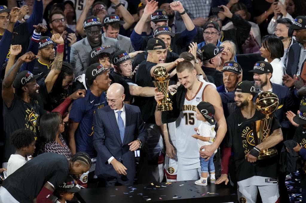 Jokic, tras las finales de la NBA de 2023 en las que fue el MVP.