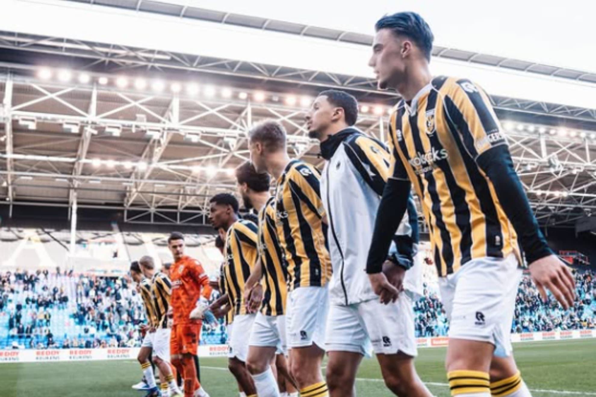 Los jugadores del Vitesse celebran una victoria.