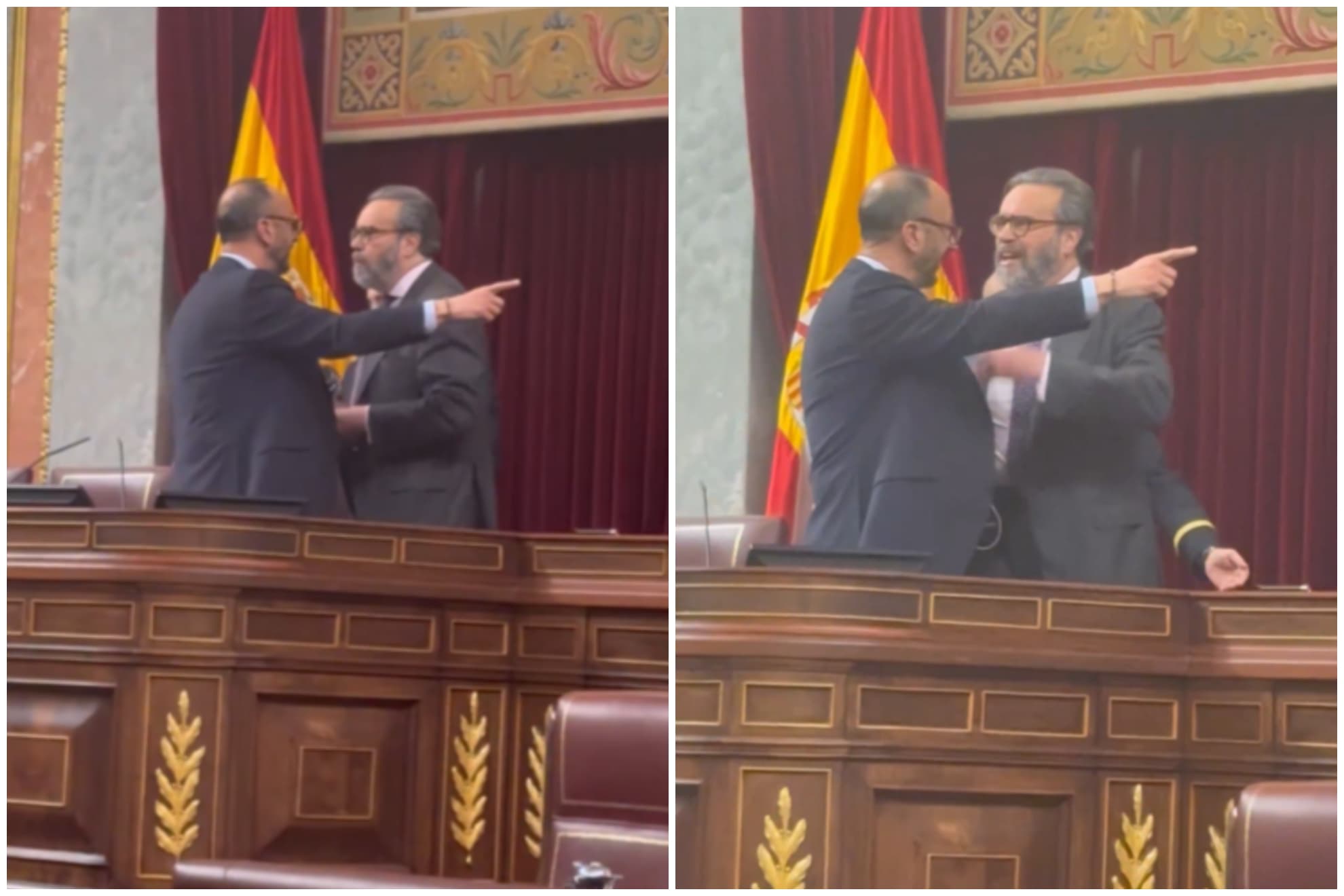 Expulsado un diputado de VOX por increpar y encararse con el vicepresidente del Congreso de los Diputados