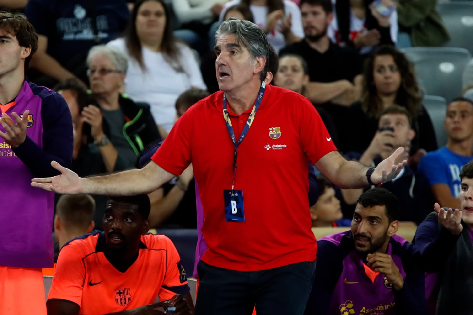 Antonio Carlos Ortega, técnico del Barça.