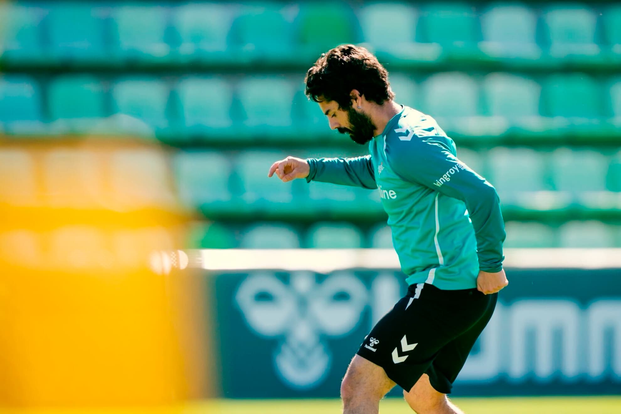 Isco Alarcón, en un entrenamiento
