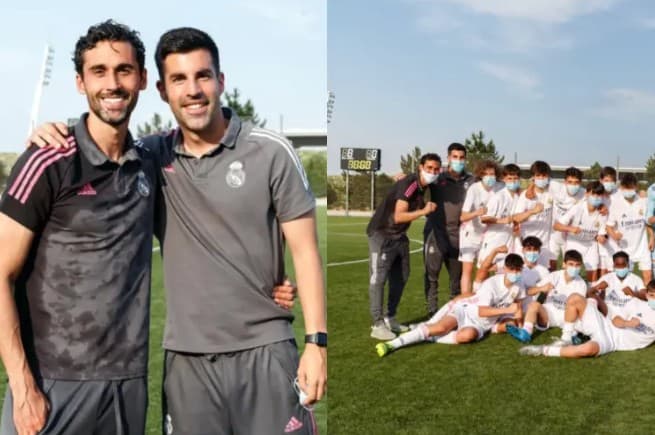 Arbeloa y Álvaro López.