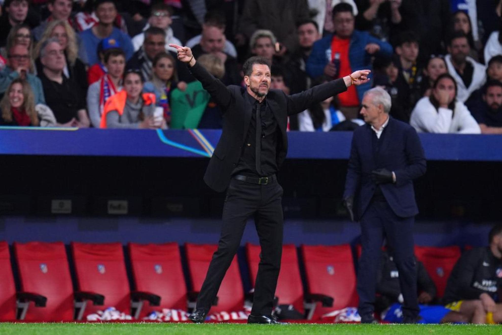 Simeone, ante el Barcelona.