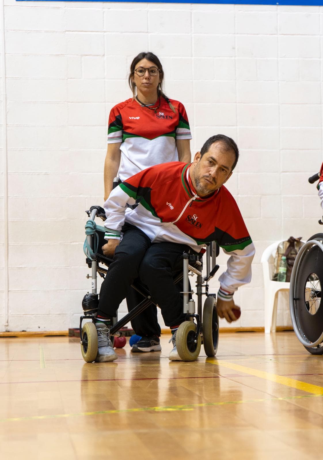 El Langui, en el Campeonato de Andalucía de boccia.
