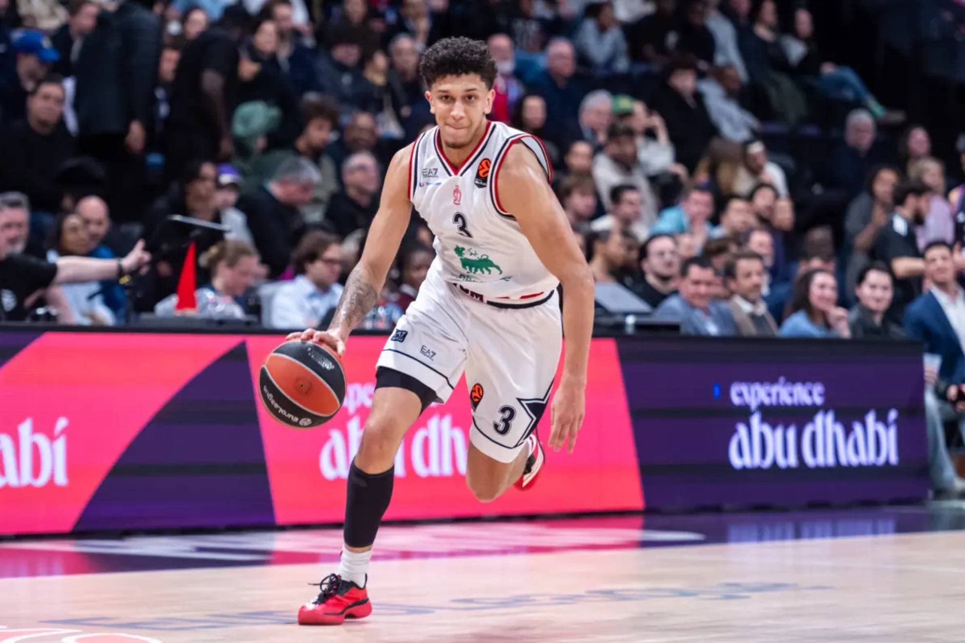 Quinn Ellis, en un partido del Armani Milán.