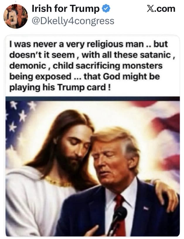 La publicación compartida por Donald Trump.