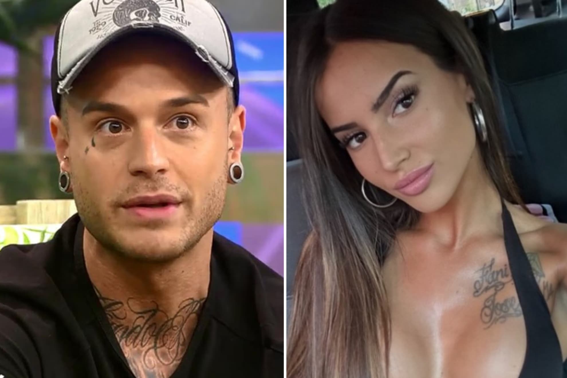 Adrián Rodríguez y su ex, Nayara