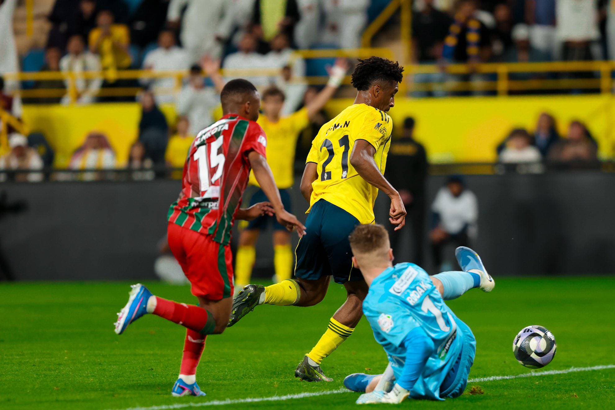 El gol de Coman para dar la victoria a Al Nassr