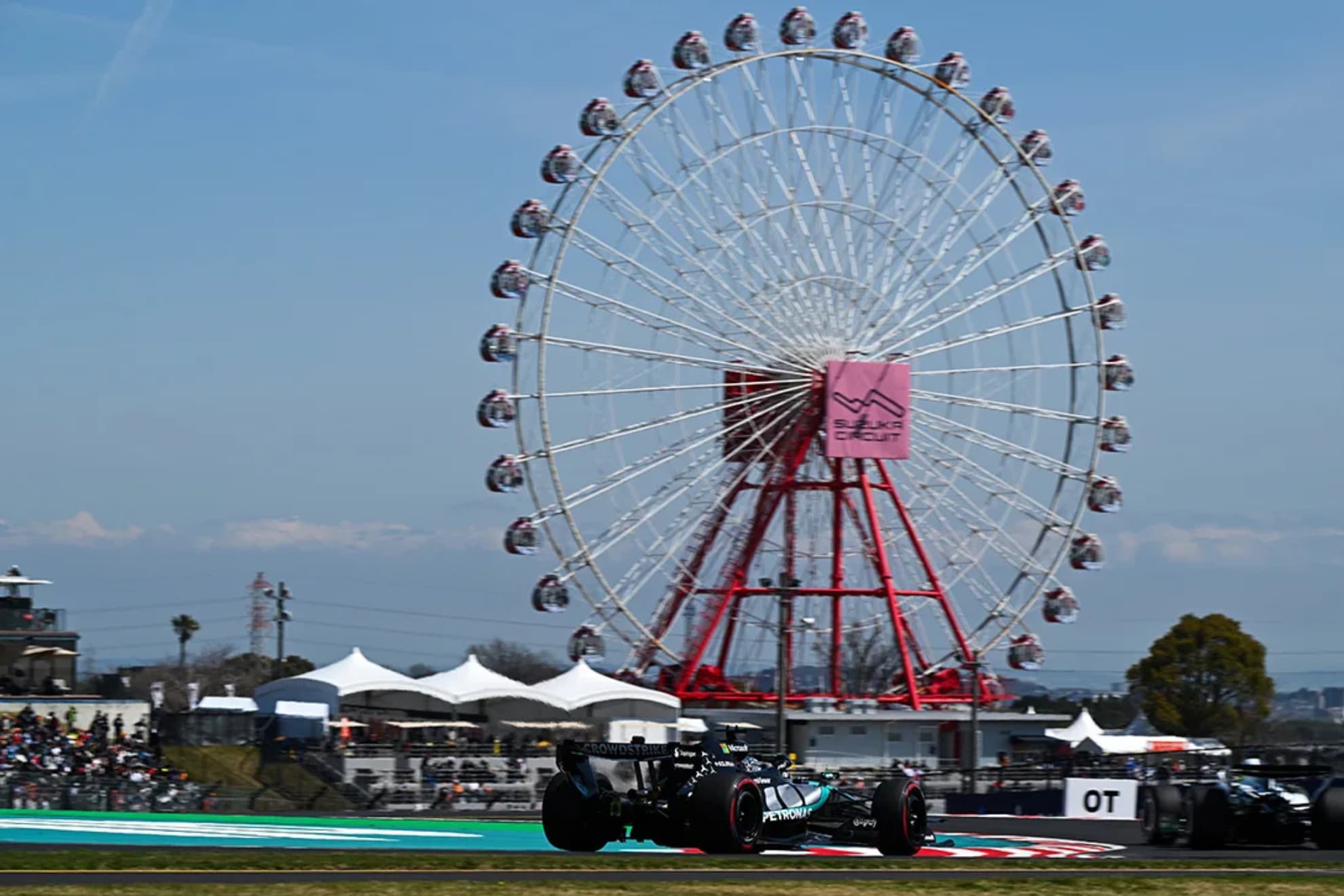 Russell, en el último GP.