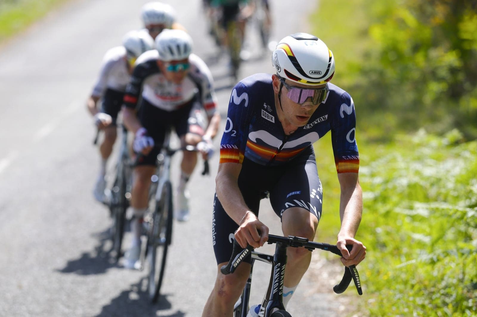 Ivan Romeo ataca desde la fuga.