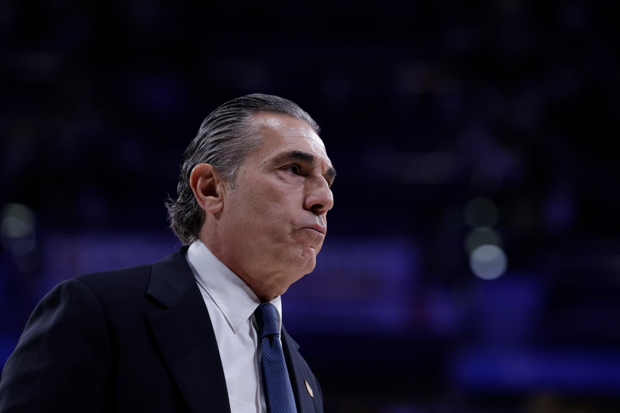 Scariolo, durante el Real Madrid-Estrella Roja.