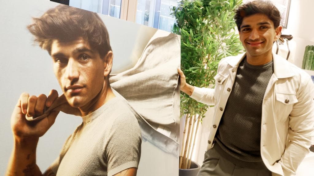 Jorge Martín, en la entrevista con MARCA en un acto de Dan John.