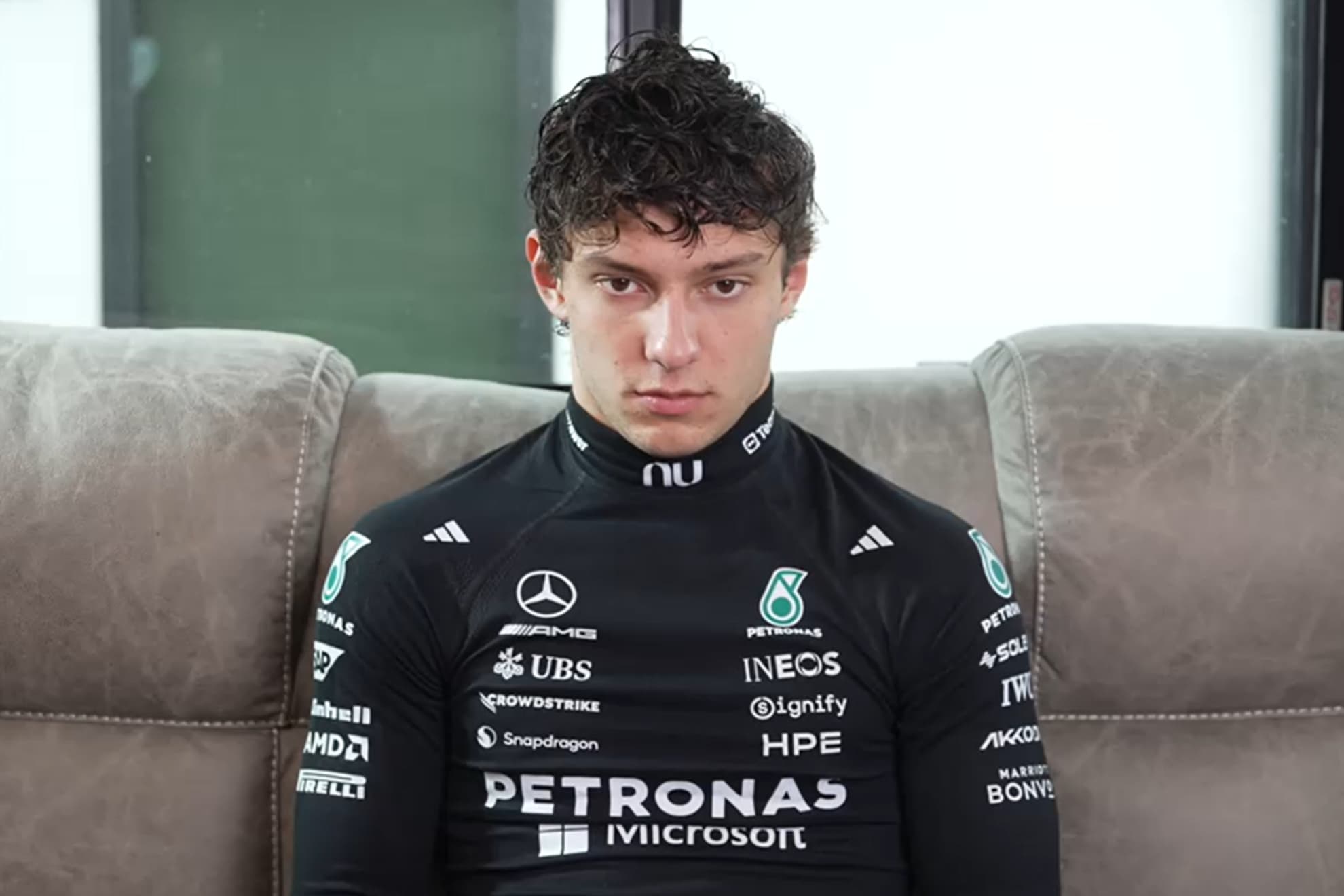 Antonelli, en la comparecencia con los medios.