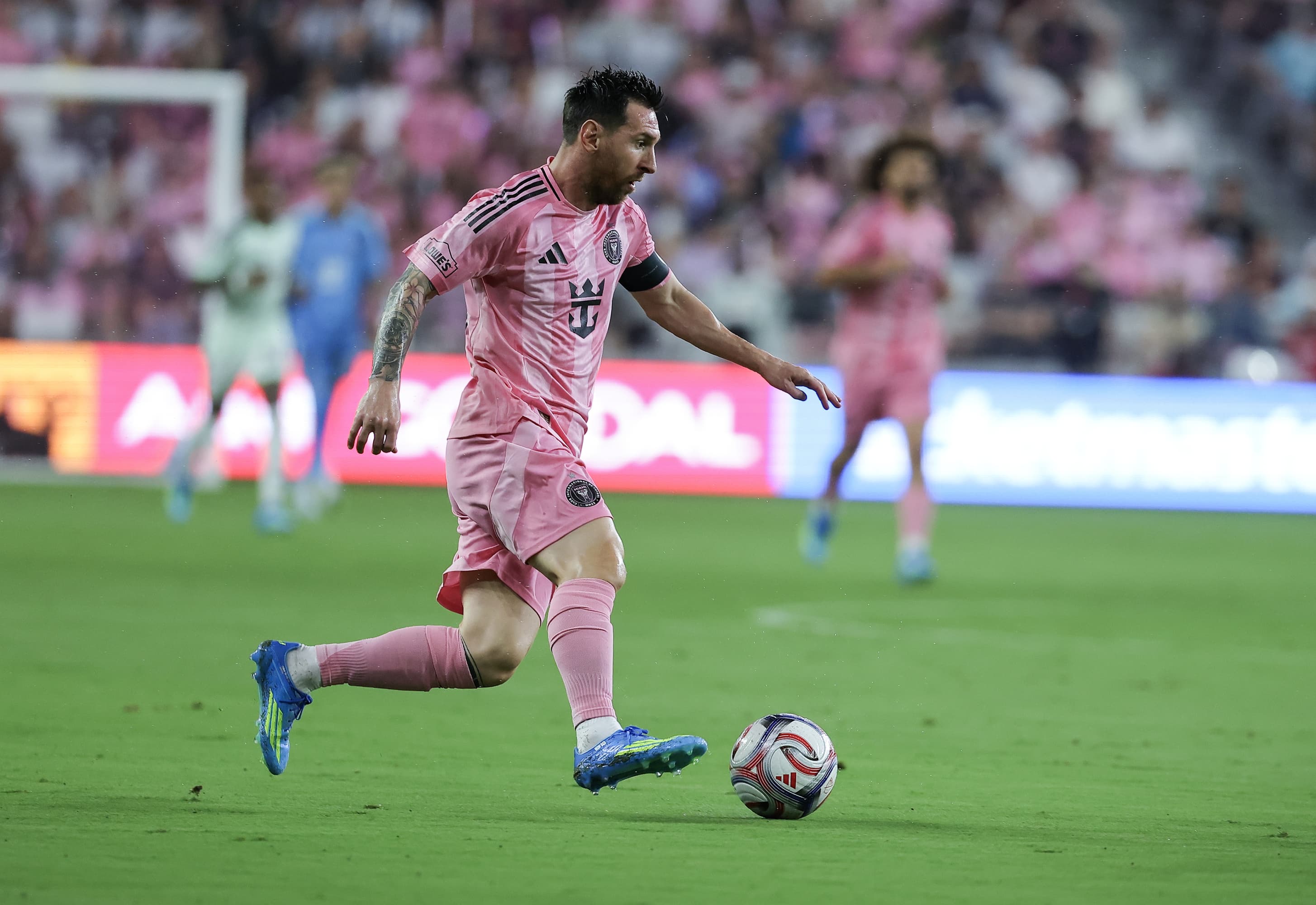 Leo Messi, en un partido con el Inter de Miami.
