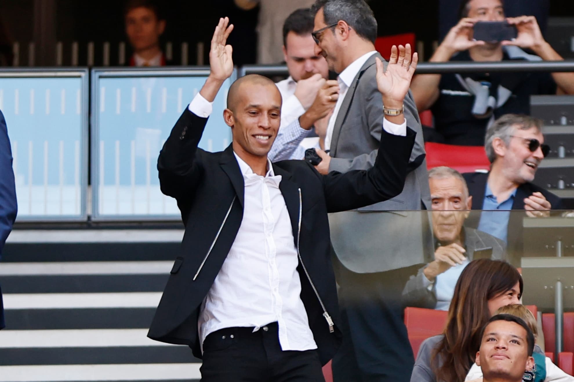 MIRANDA, EN SU ÚLTIMA VISITA AL METROPOLITANO.