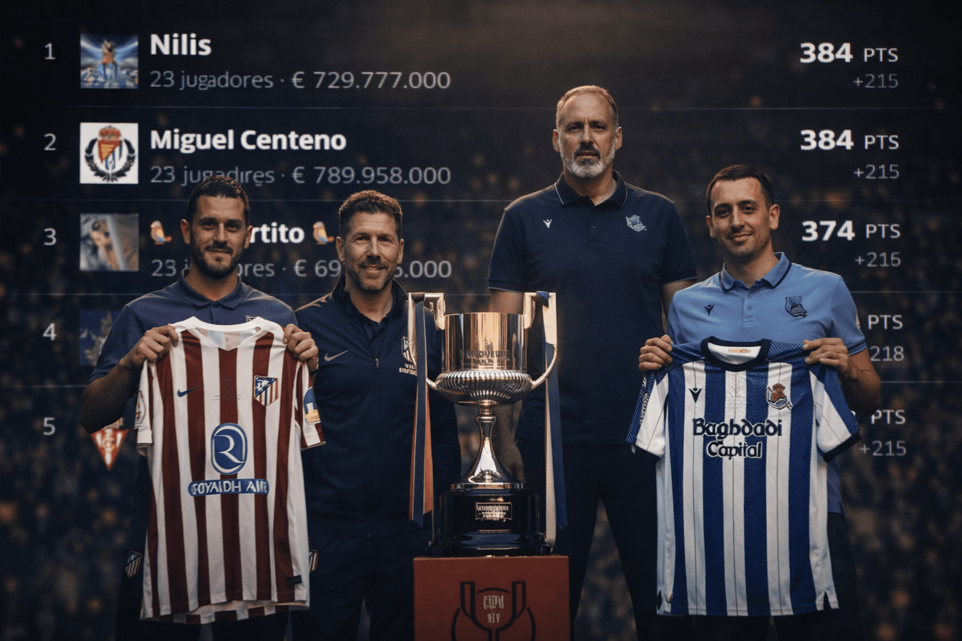 Hay 6.000 créditos en juego para los tres primeros.