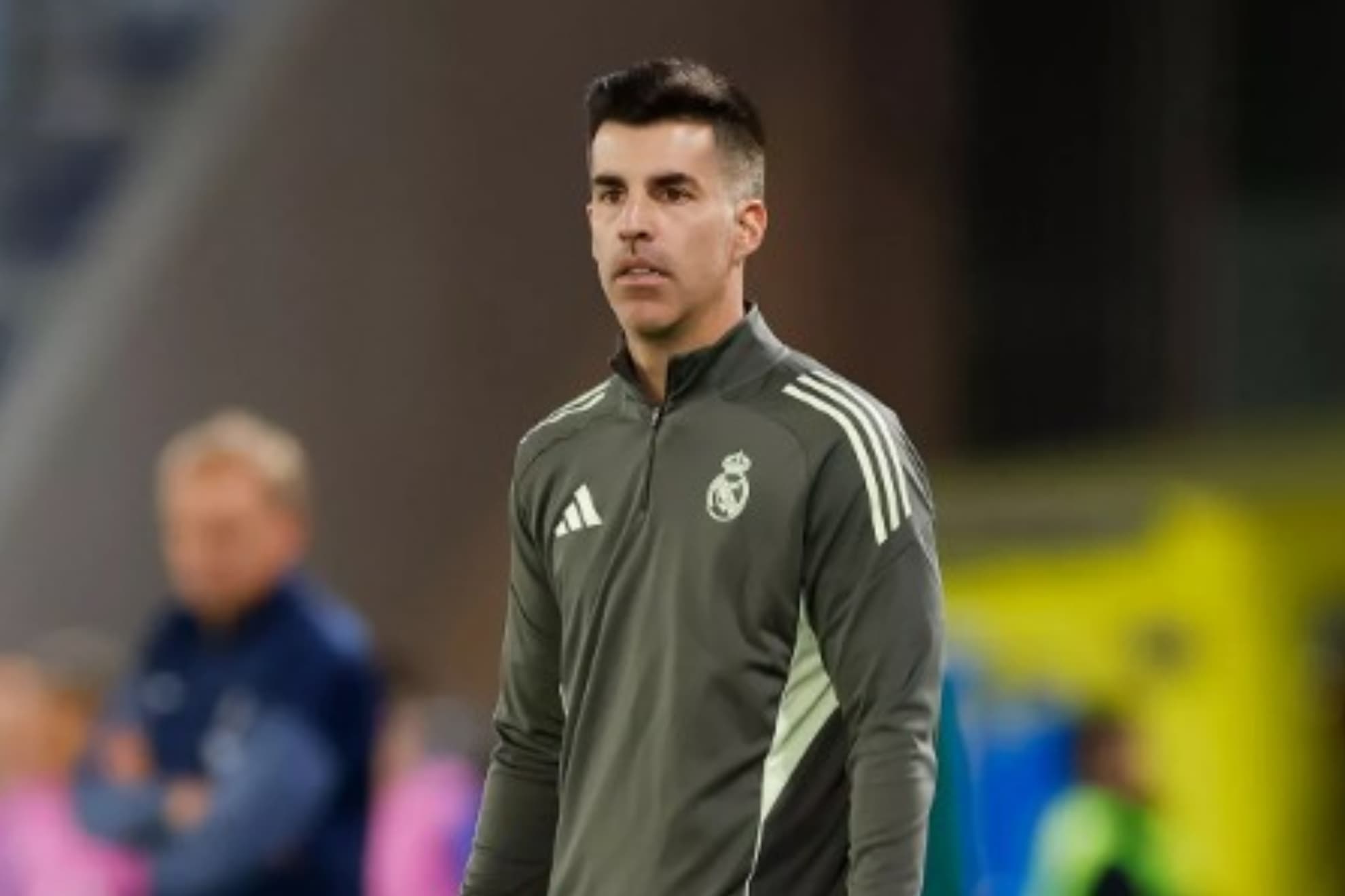Álvaro López, durante el partido de semifinales de la Youth ante el PSG.