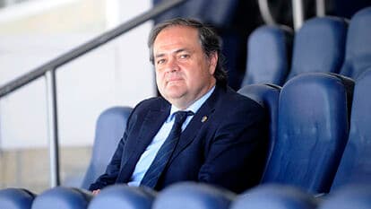 Jokin Aperribay, en la previa de la final de Copa del Rey