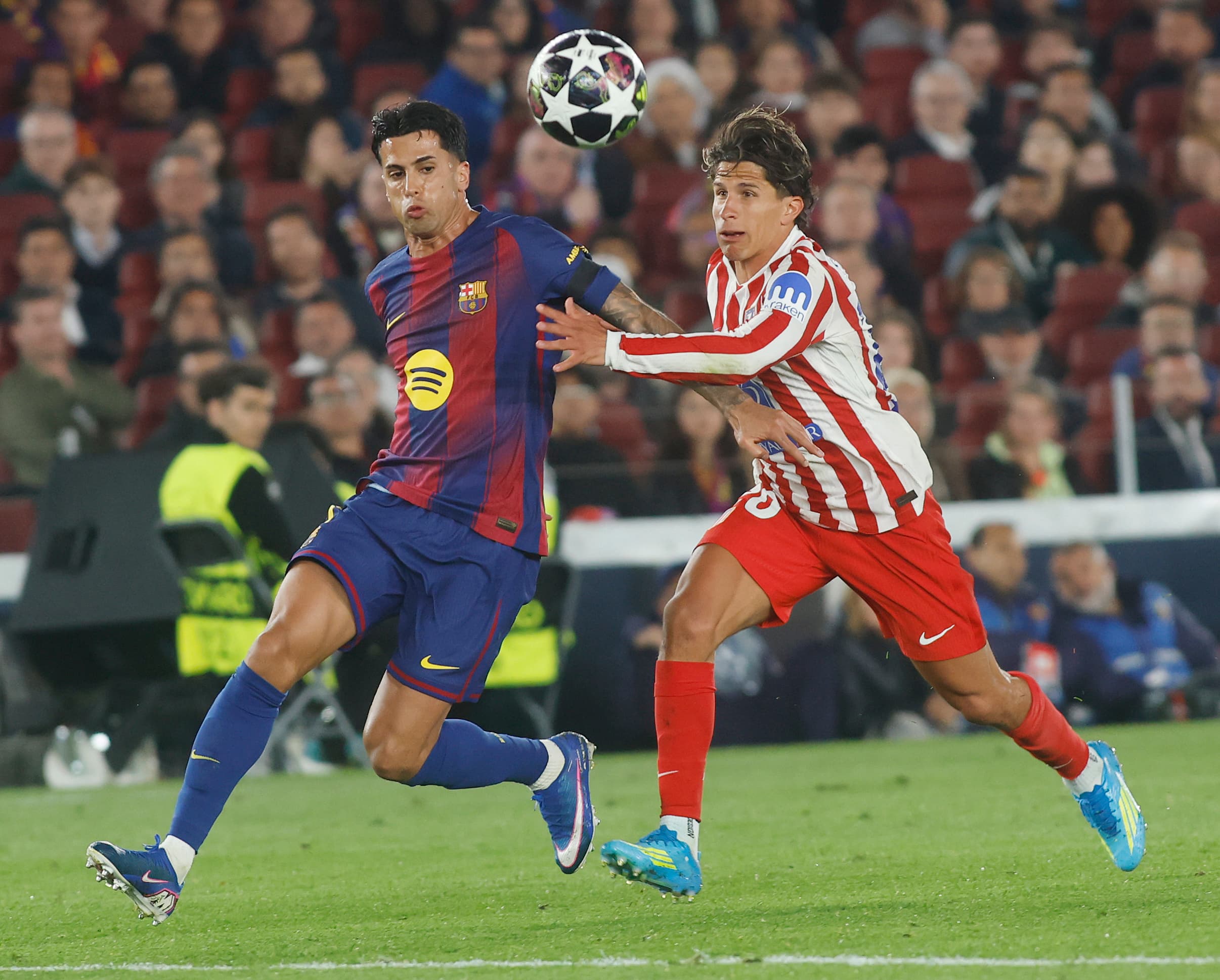 Cancelo, en el partido frente al Atlético de Madrid.