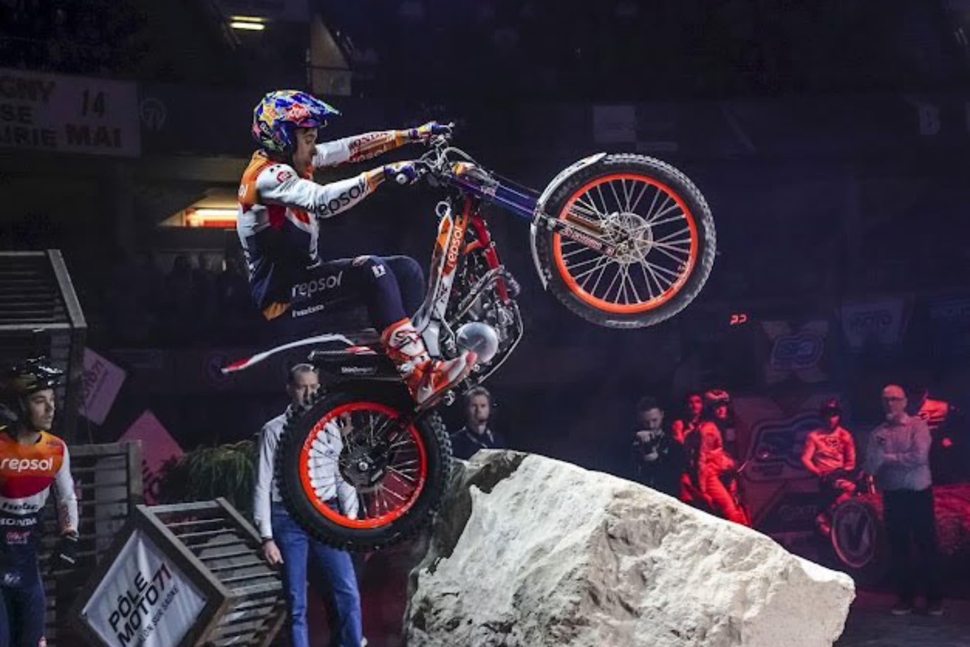 Toni Bou, en acción, en el Tarraco Arena.