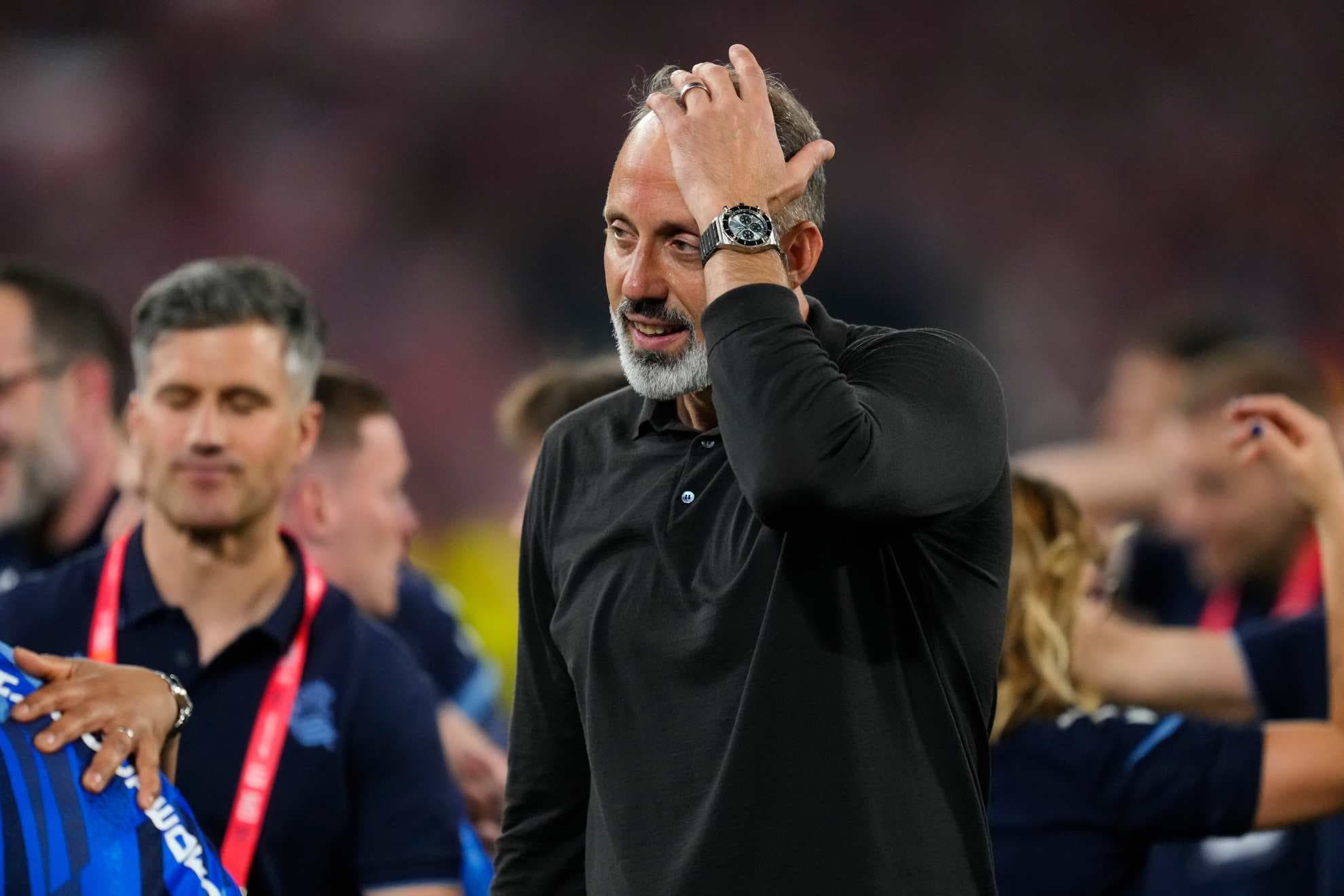 Pellegrino Matarazzo, tras el pitido final en La Cartuja