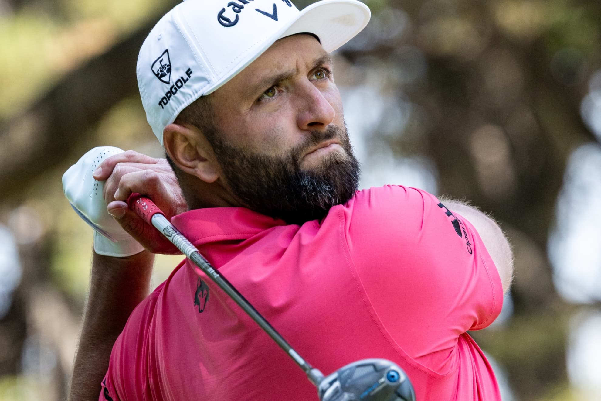 Jon Rahm (31) juega el driver en la tercera jornada