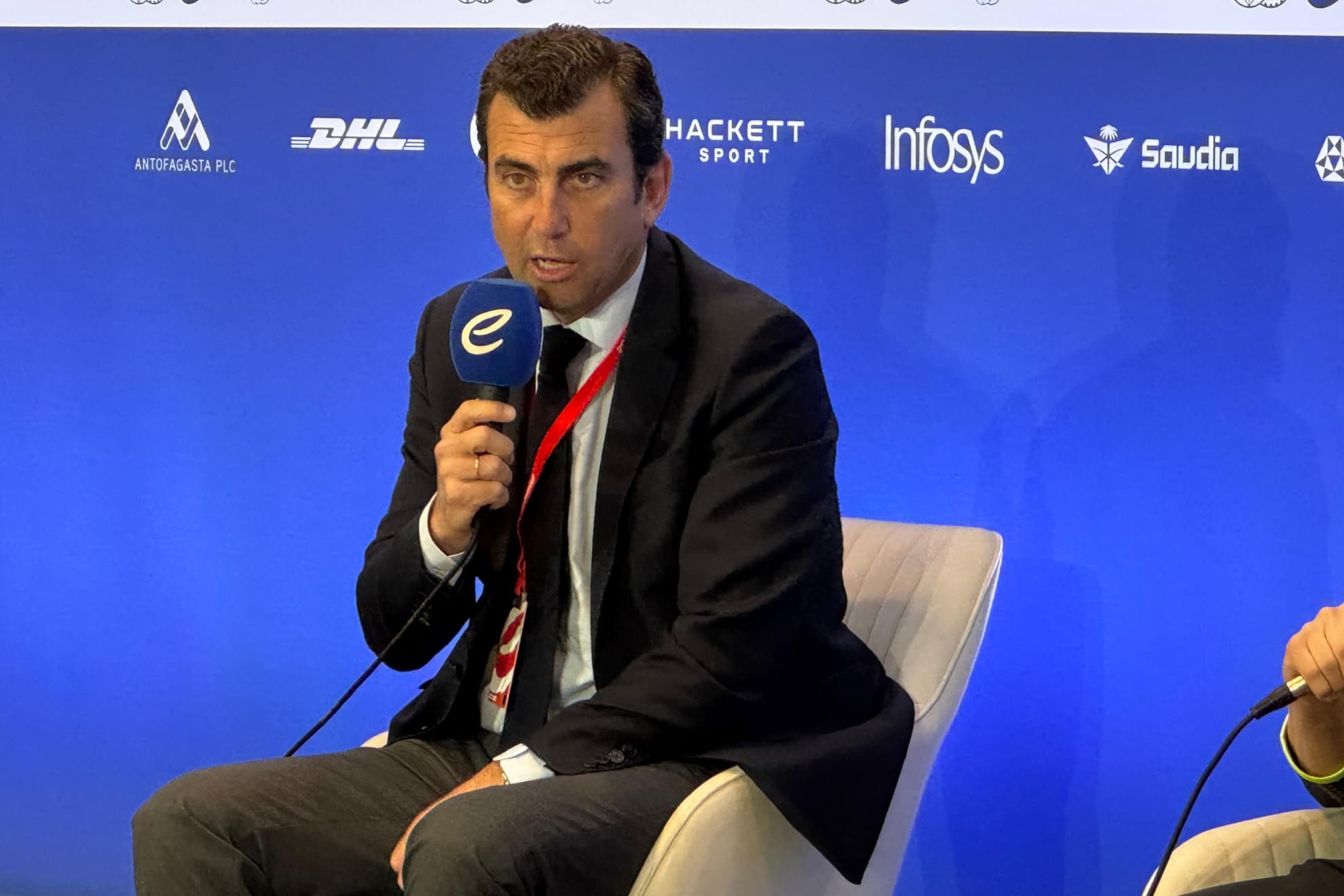 Alberto Longo, cofundador de la Fórmula E, en el pasado E-Prix de Madrid.