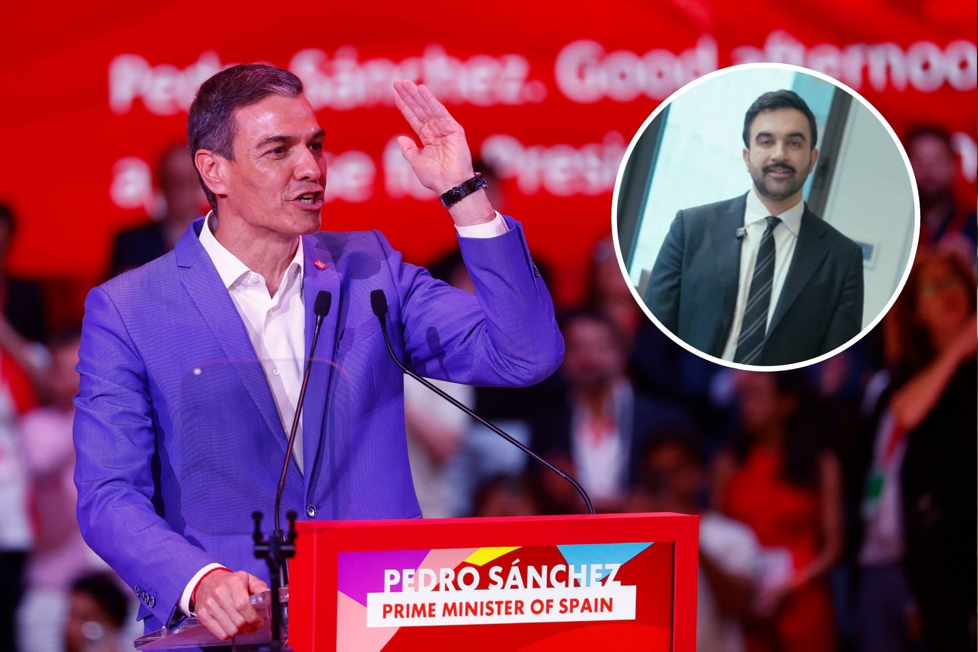 El alcalde de Nueva York ensalza a Pedro Sánchez en plena cumbre internacional socialista: "Hermoso movimiento"