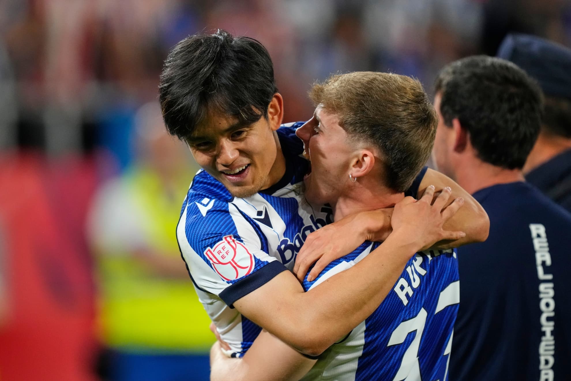 Kubo, jugador de la Real Sociedad.