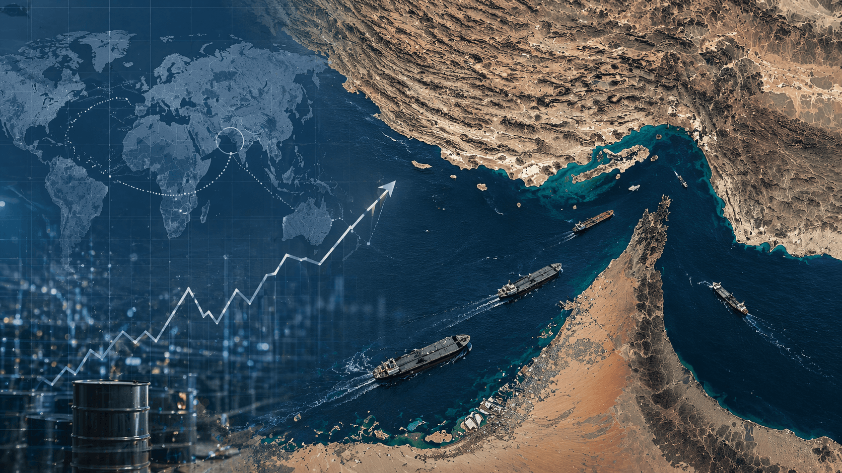 Subida de precios por los bloqueos en el estrecho de Ormuz