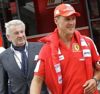 Schumacher y Weber, en 2010.