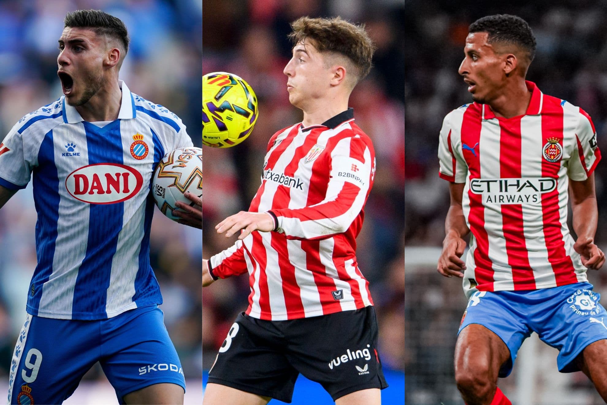 Espanyol, Athletic y Girona
