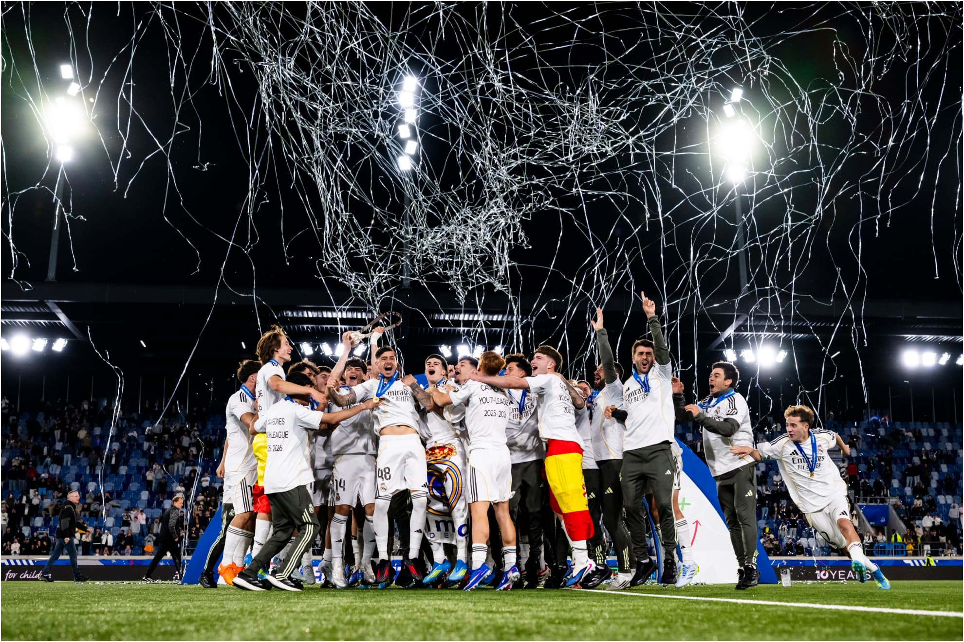 La celebración de la segunda Youth en la historia del Madrid.