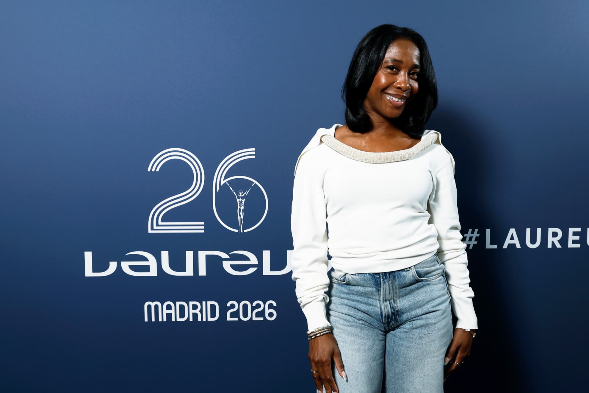 Shelly-Ann Fraser-Pryce posa para MARCA en el día previo a la gala de los Laureus en Madrid.