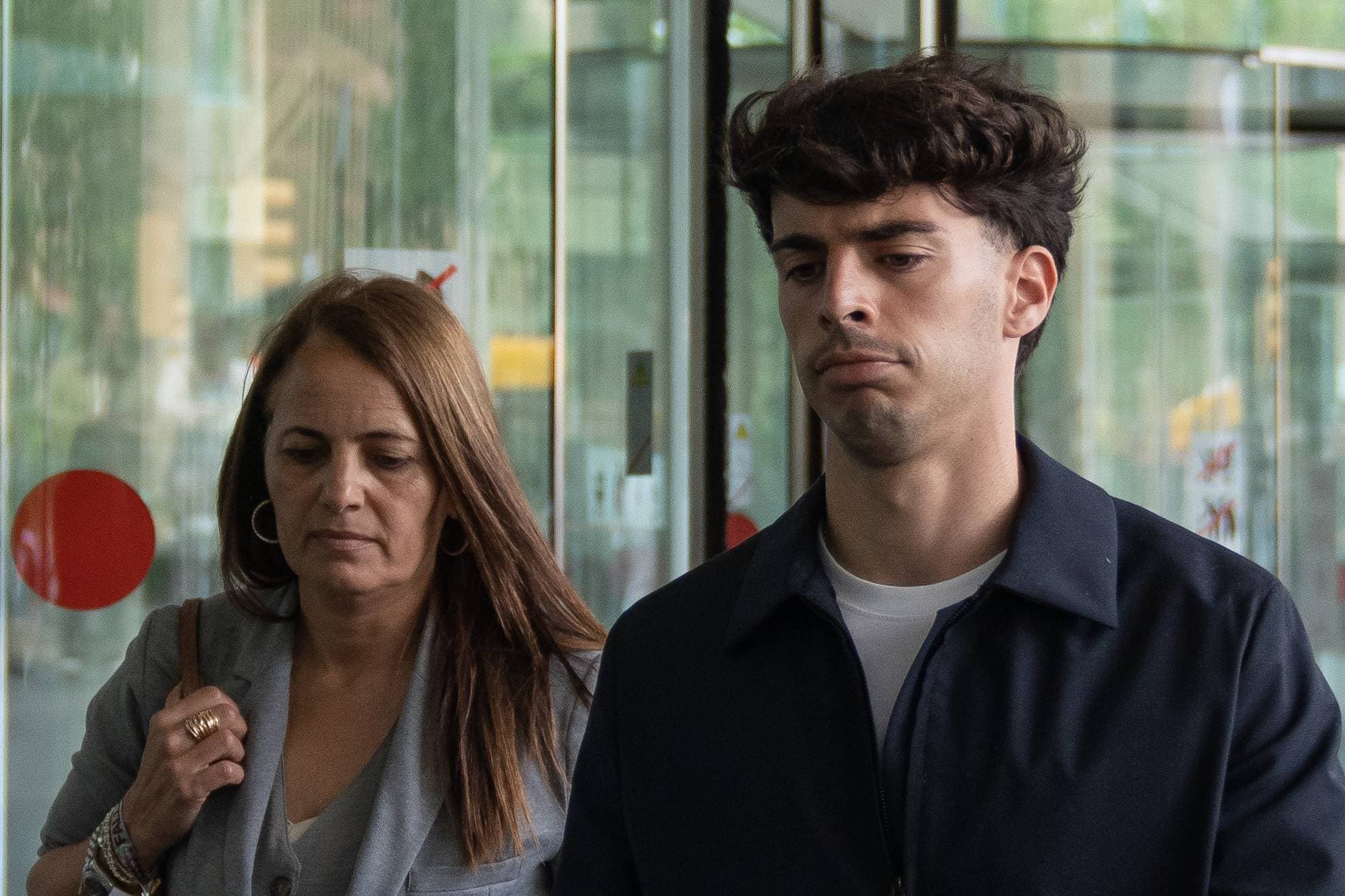 Álvaro Aguado, en el juzgado.