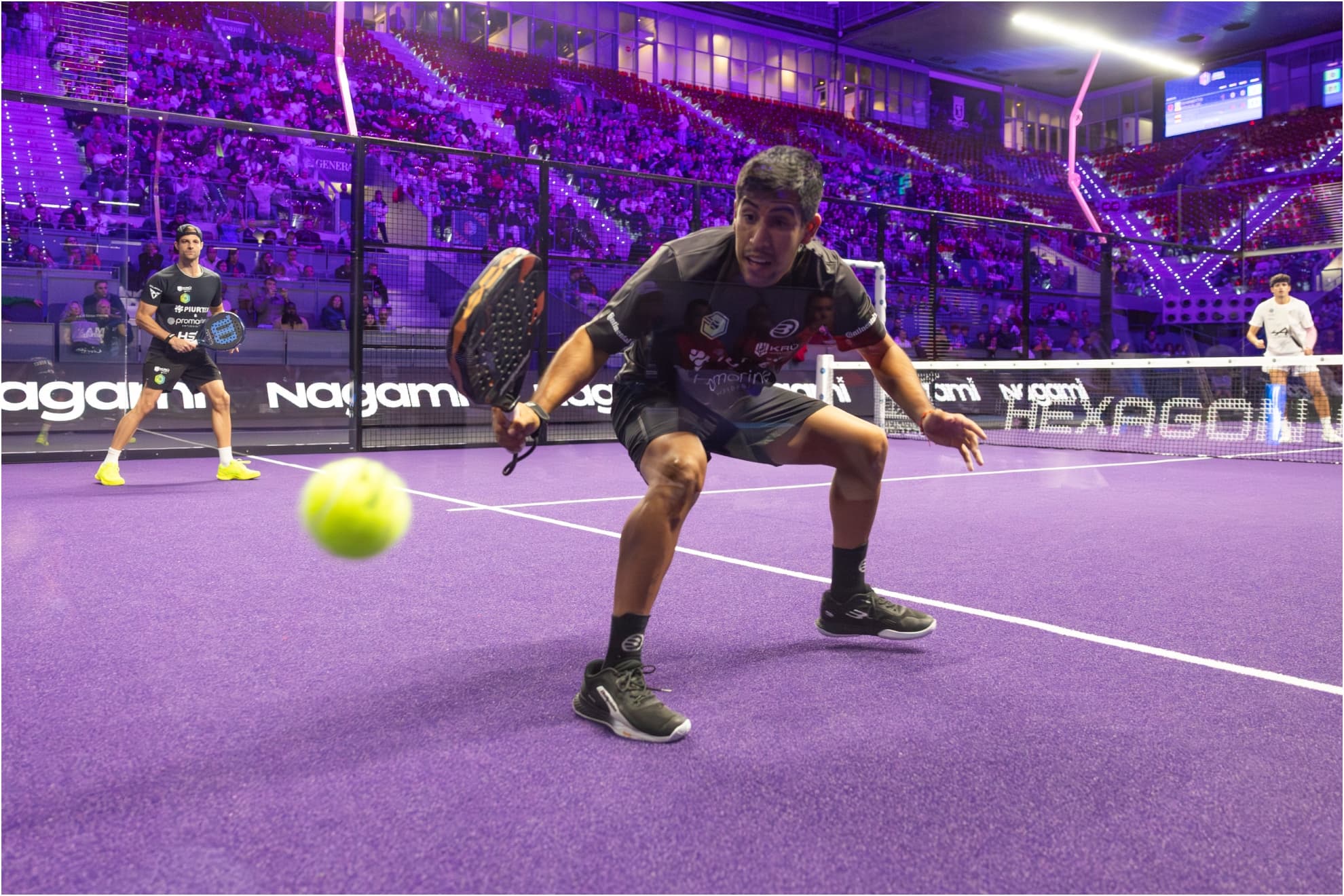 Un partido de la Hexagon Cup