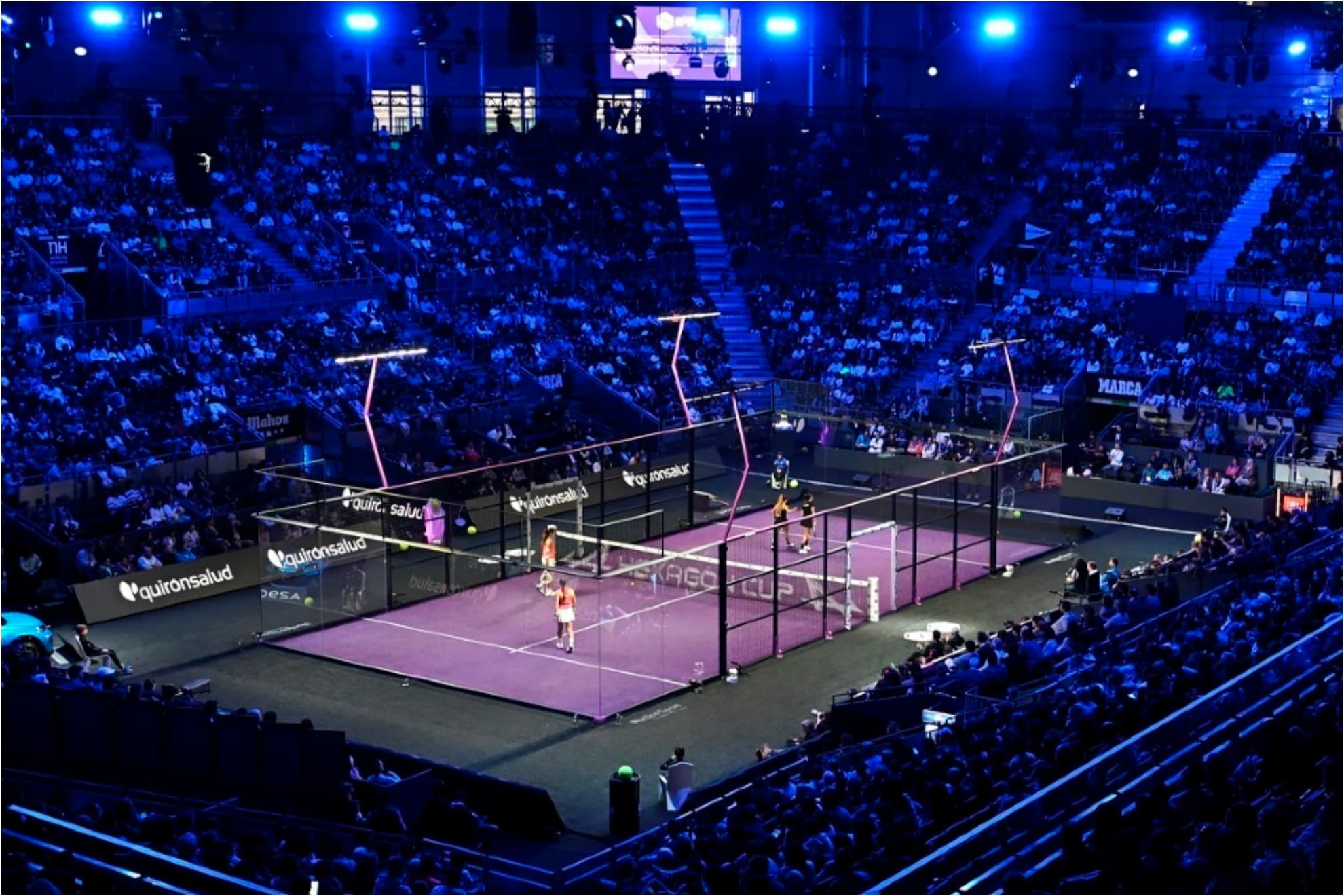 El recinto donde se celebra la Hexagon Cup.