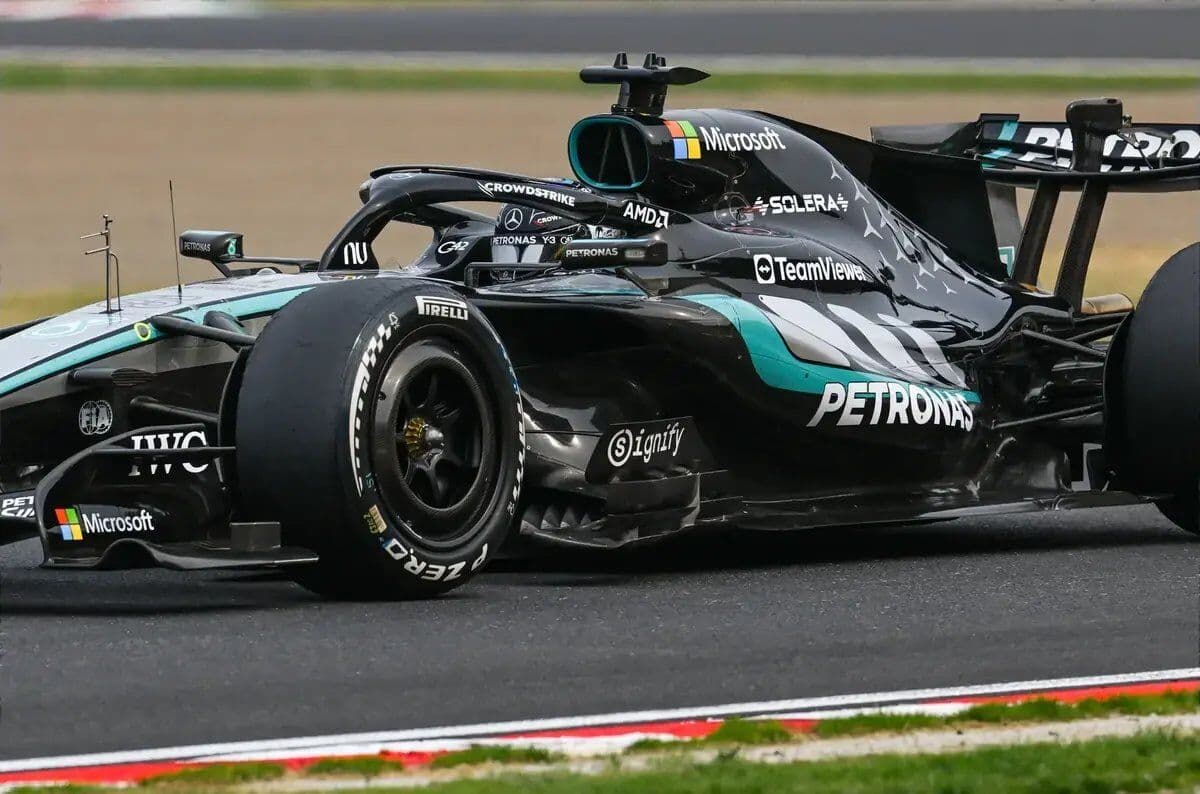 Antonelli, líder el Mundial, en el GP de Japón.