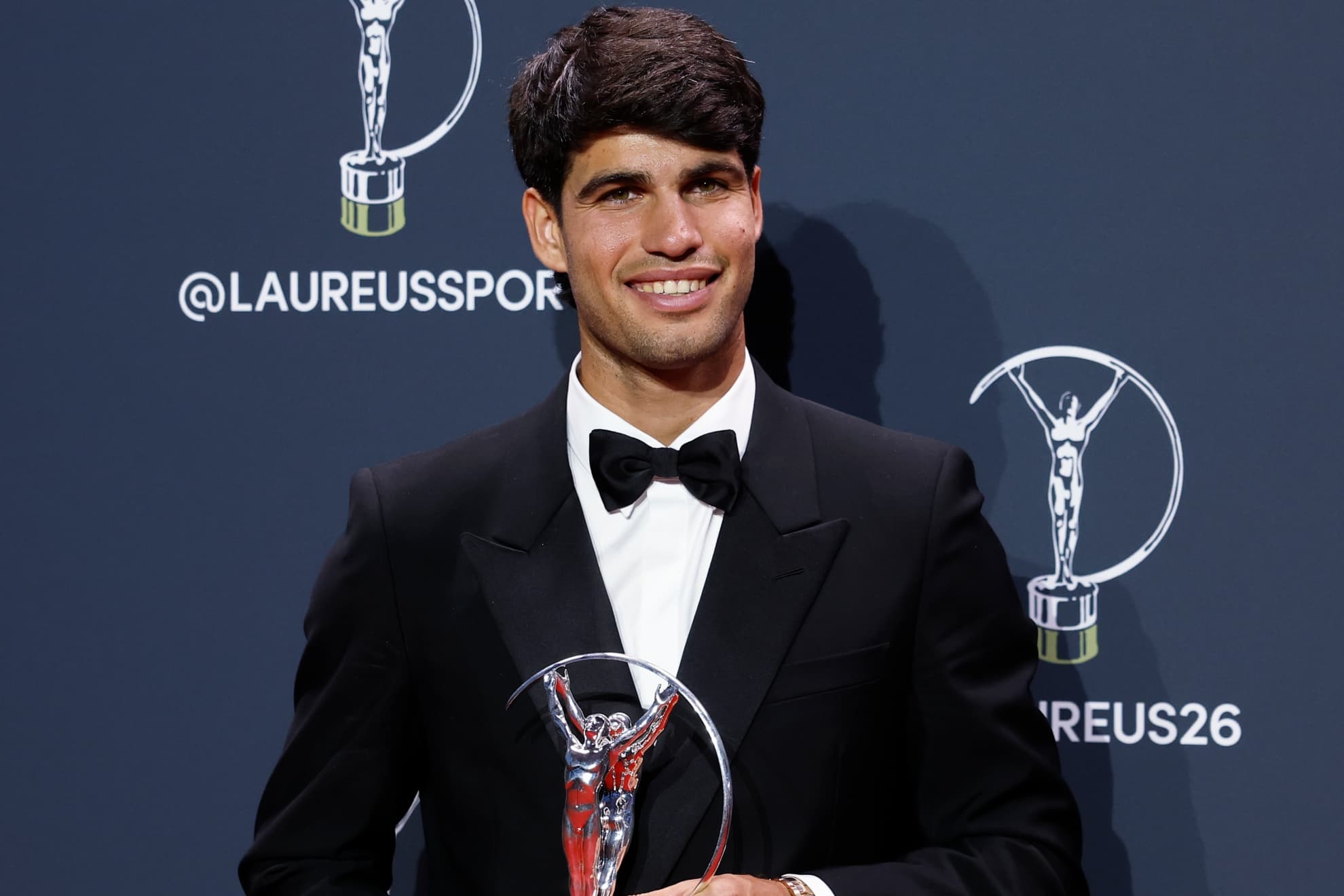 Alcaraz, en la entrega de los Laureus.