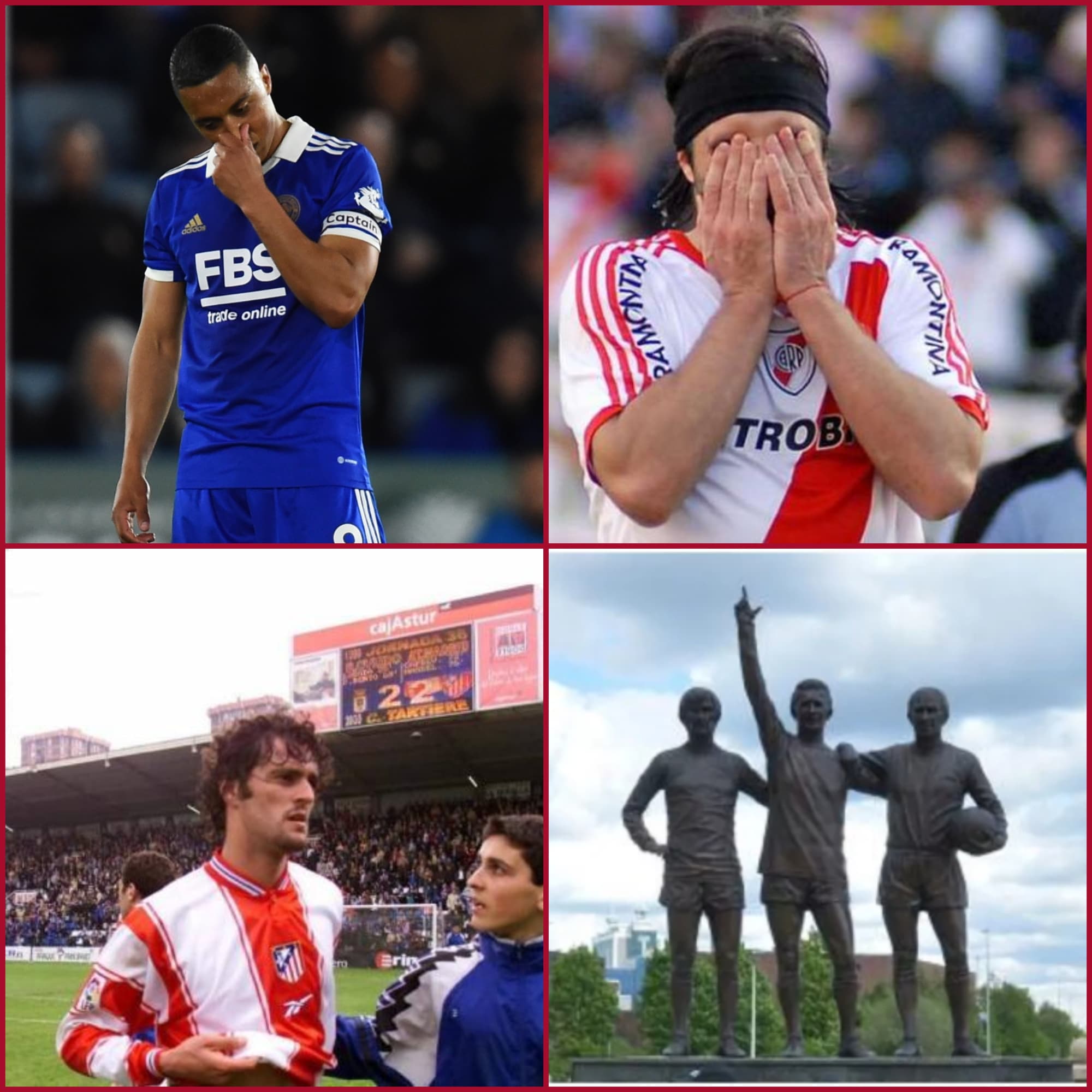 Leicester, River Plate, Atlético de Madrid y Manchester United