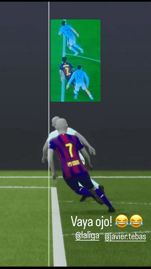 Ferran Torres reacciona a su gol al Celta anulado por milímetros: "¡Vaya ojo!"