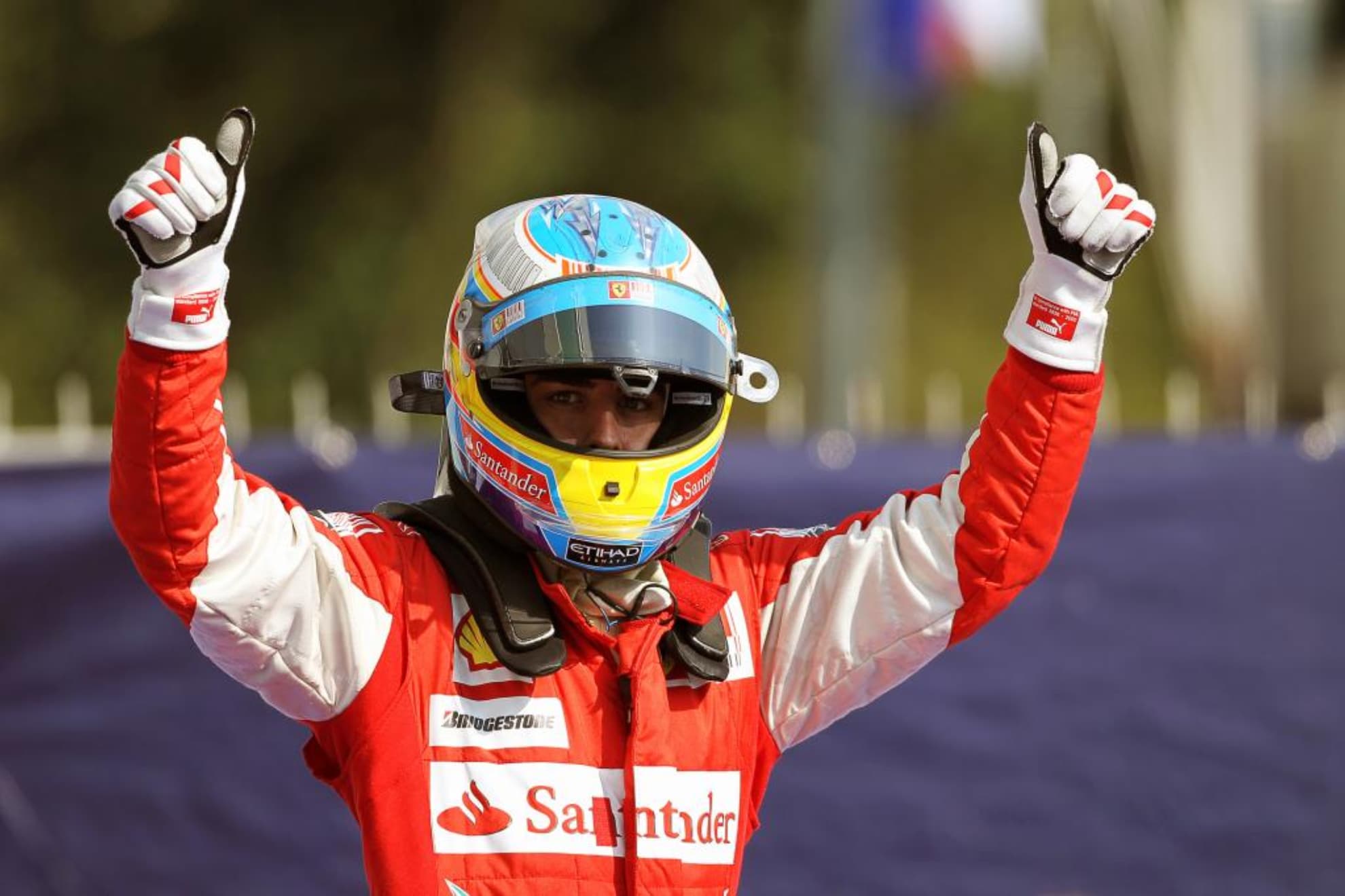 Alonso, en un GP de Italia.