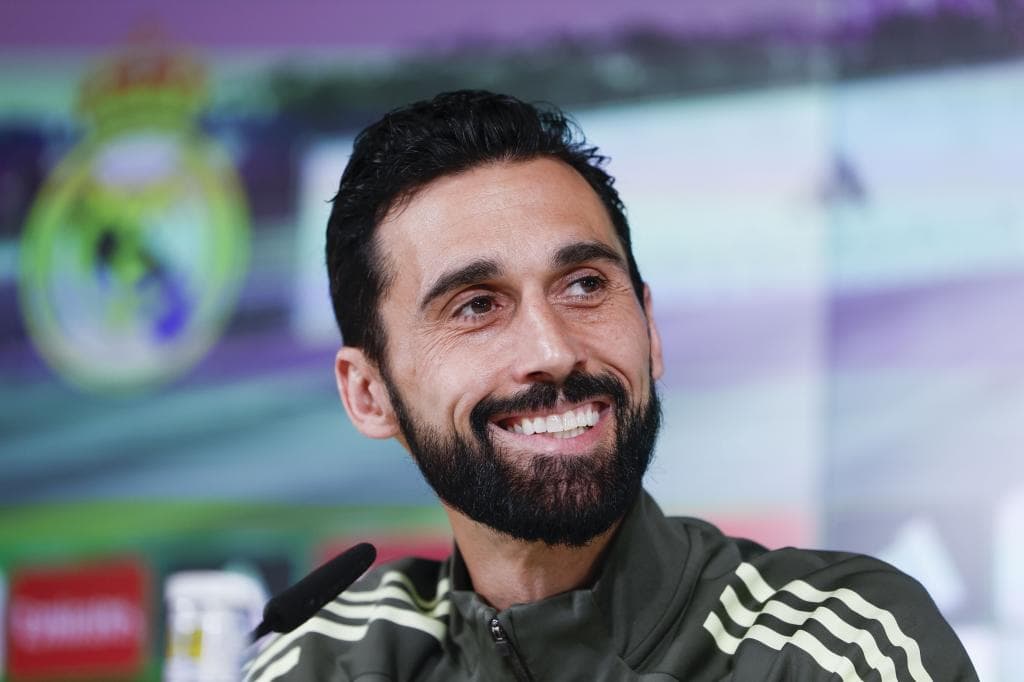 Álvaro Arbeloa en rueda de prensa previa al partido liguero.