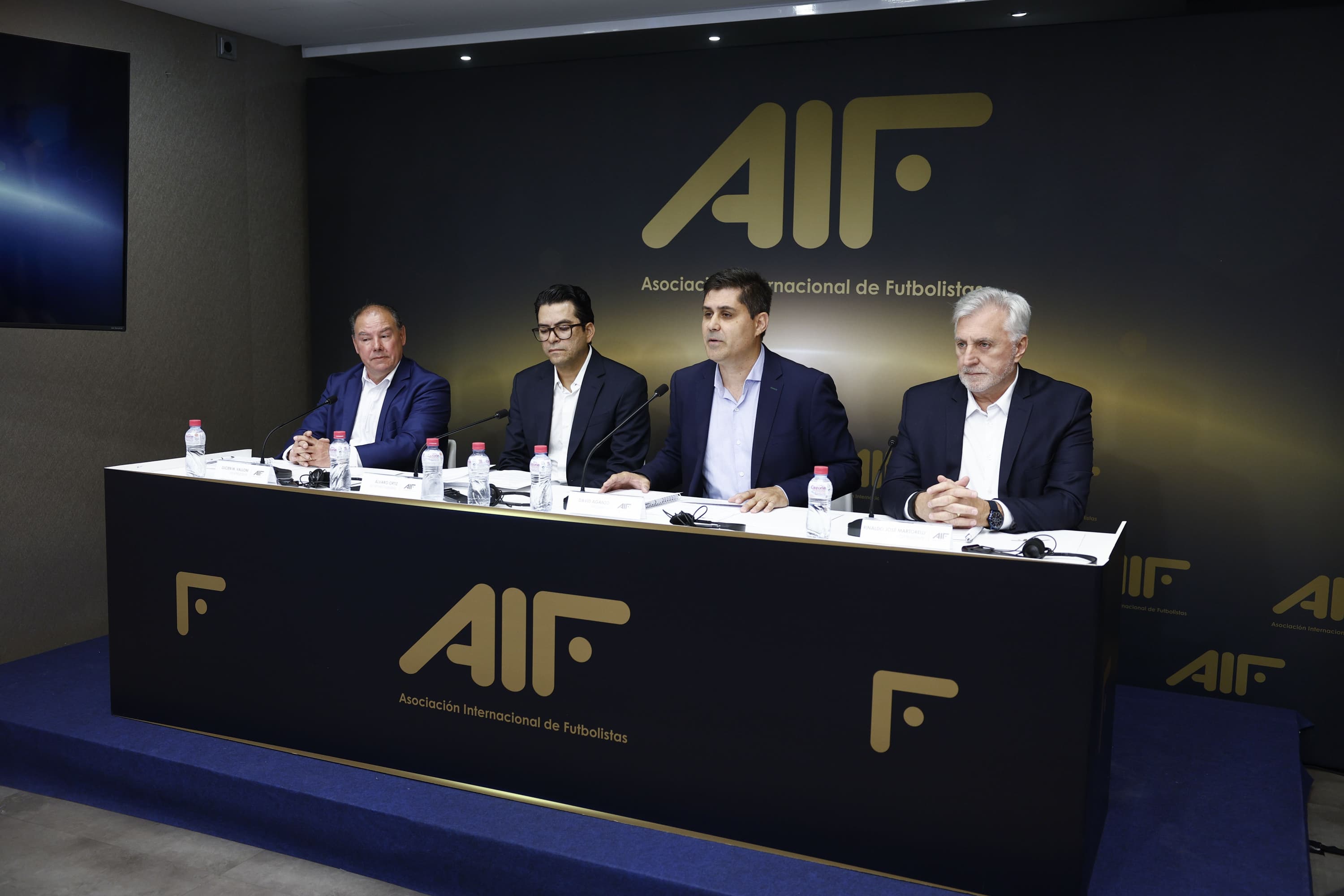 Presentación de la Asociación Internacional de Futbolistas (AIF), nuevo sindicato mundial de futbolistas
