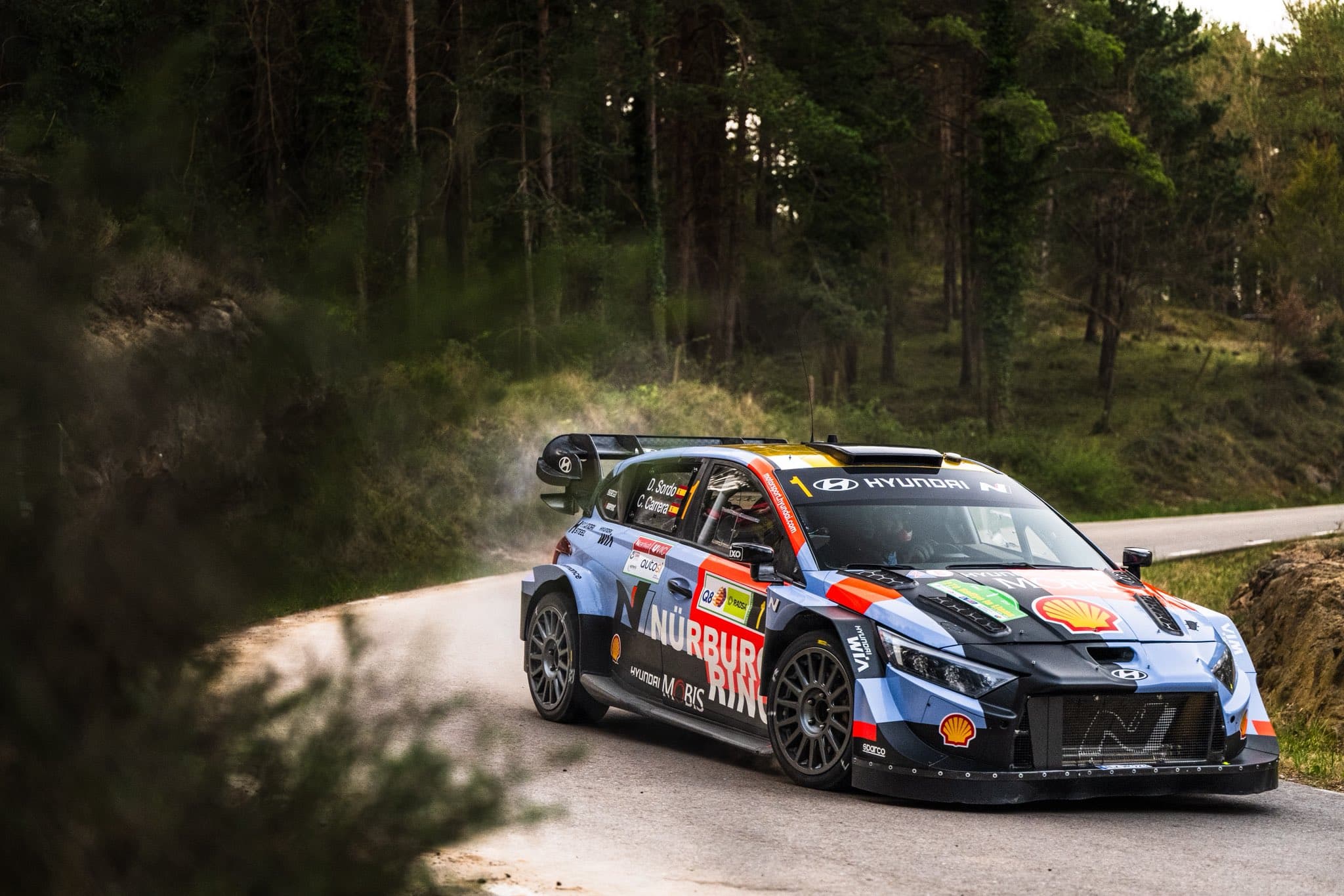 Dani Sordo, en La Llana.