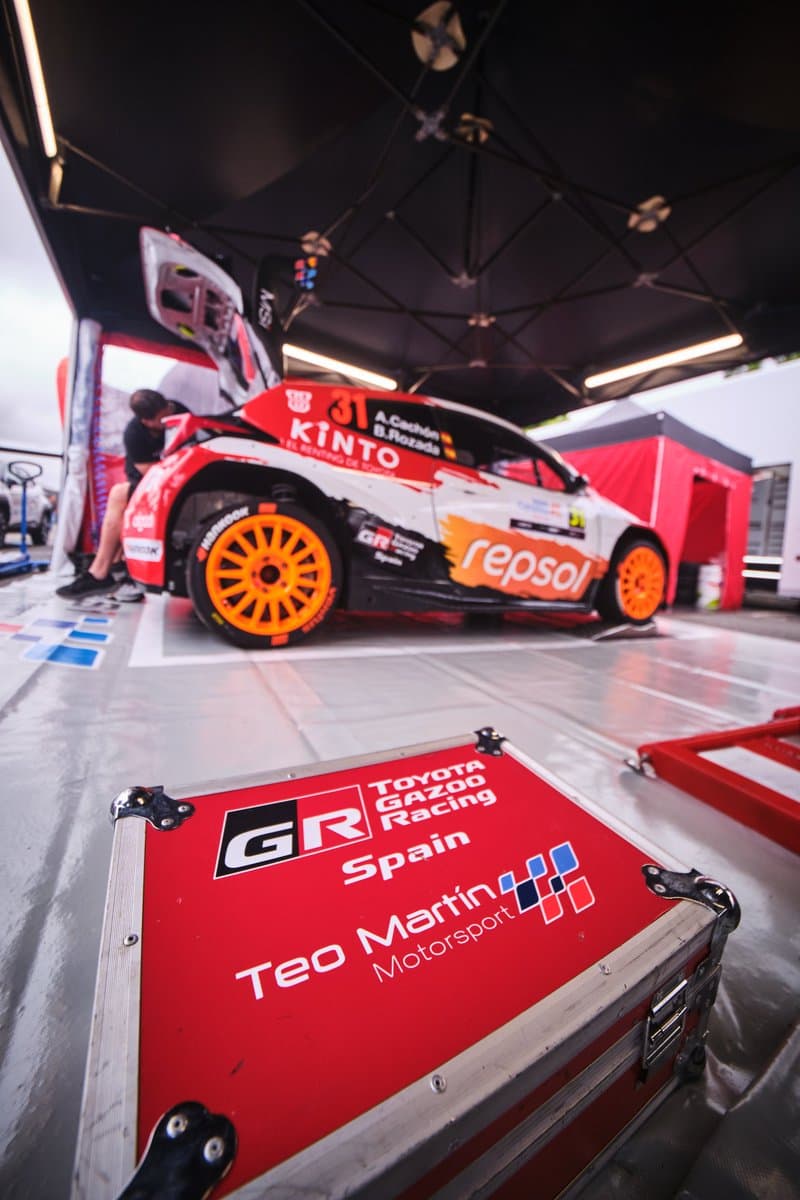 El Yaris Rally2 de Cachón.