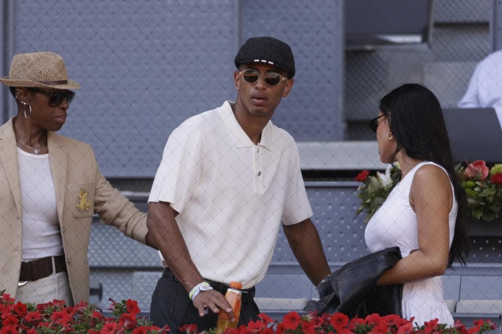 Jude Bellingham asiste a la jornada del Mutua Madrid Open disputado este miércoles en la Caja Mágica de Madrid